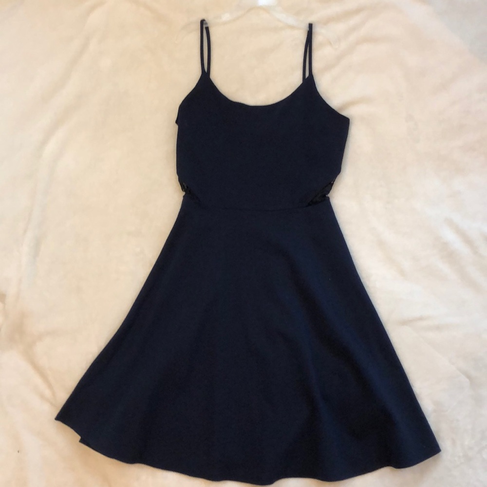 Navy blue  formal skater dress